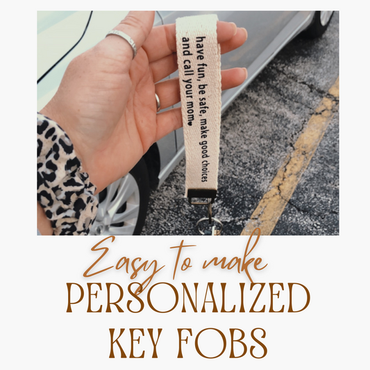DIY Key Fobs: Personalize Your Key Fob with EasyWeed HTV or Custom DTF Mini Gang Sheets