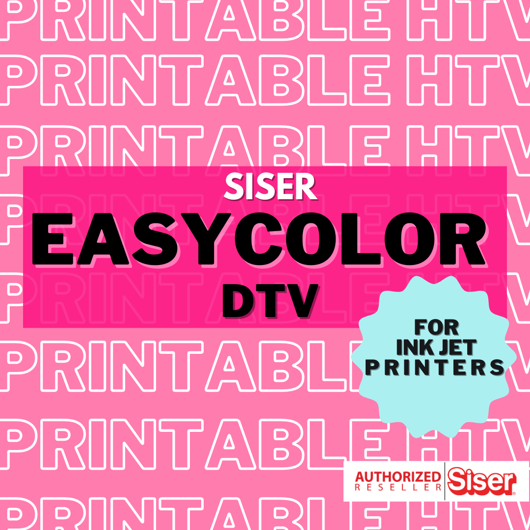 Easycolor DTV Siser Printable HTV for Inkjet Printers Printable
