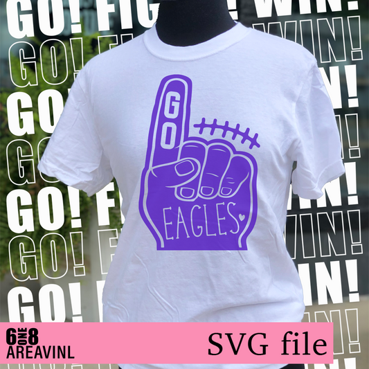 Go Eagles #1 svg