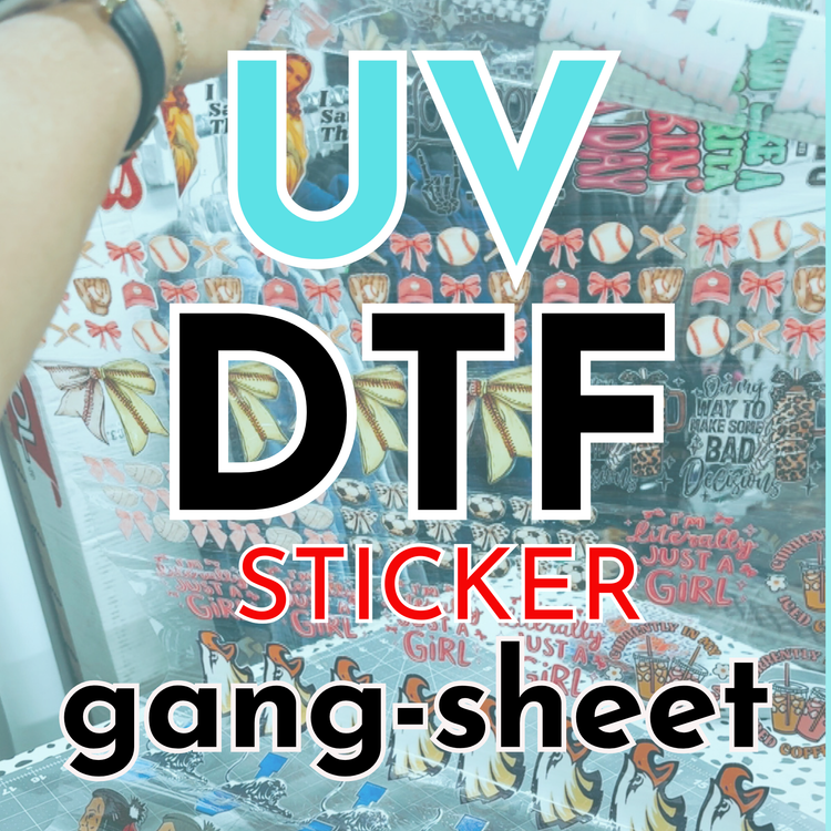 UV DTF gang-sheet custom order-Stickers
