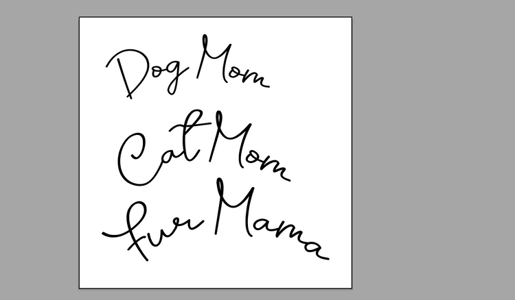 Dog Mom, Cat Mom, Fur mama heart template SVG