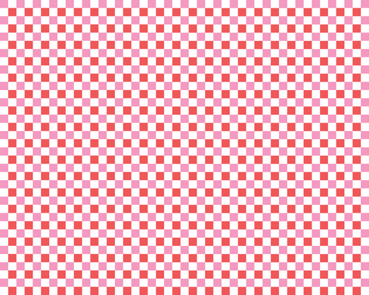 Pink and red check