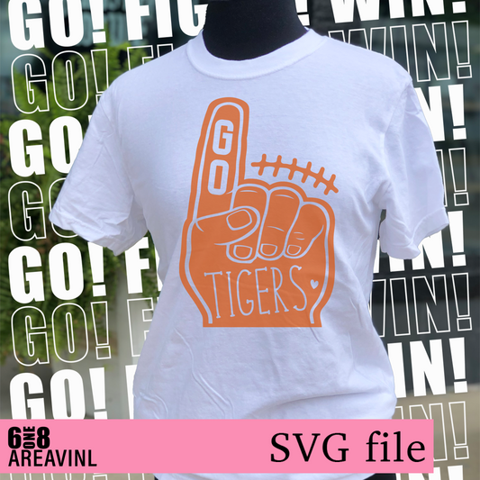 Go Tigers #1 svg