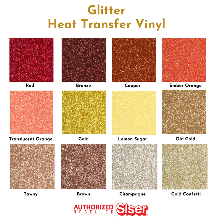 Glitter Heat Transfer Vinyl