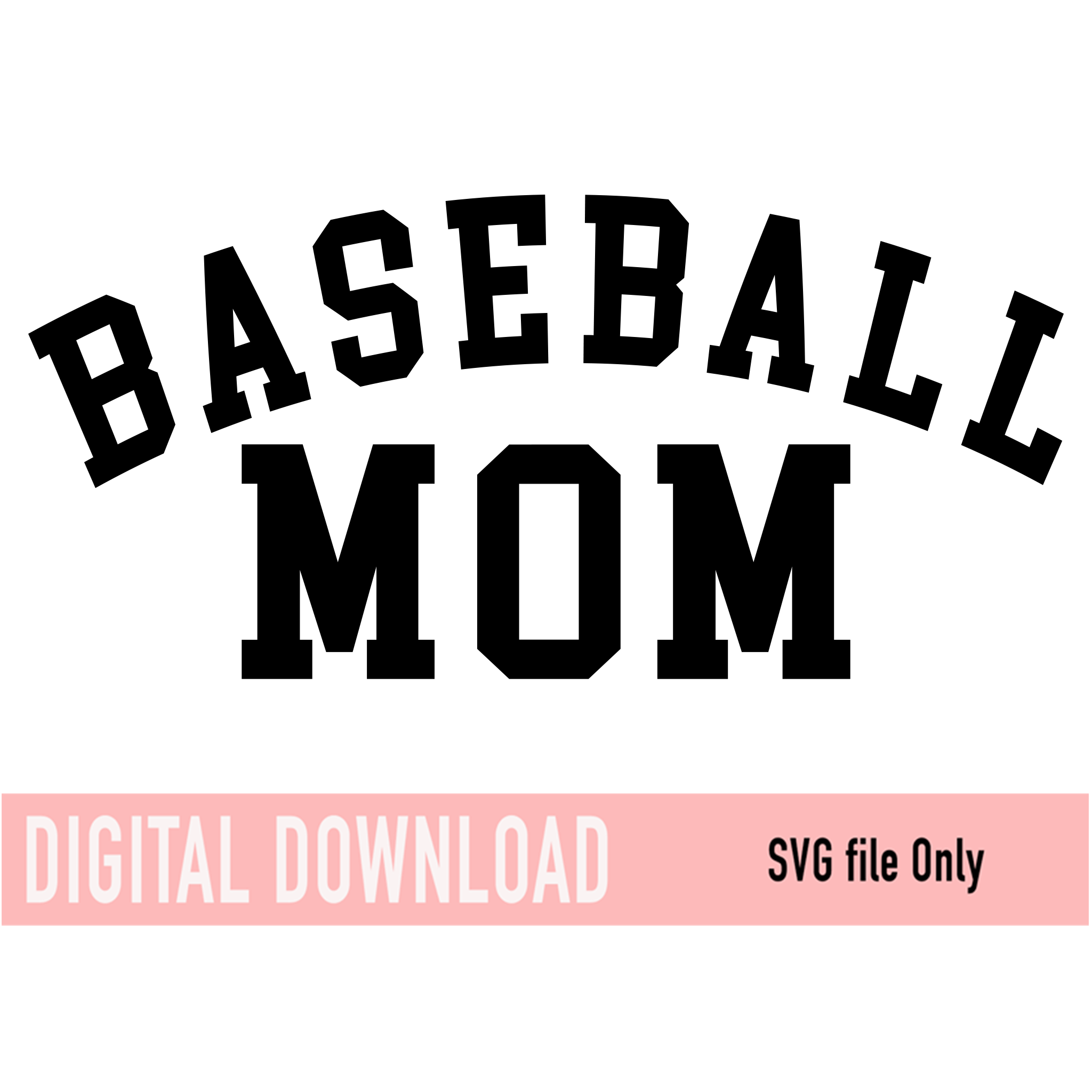 Baseball Mom SVG