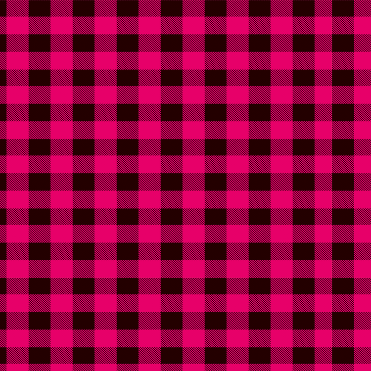 Bright pink black plaid