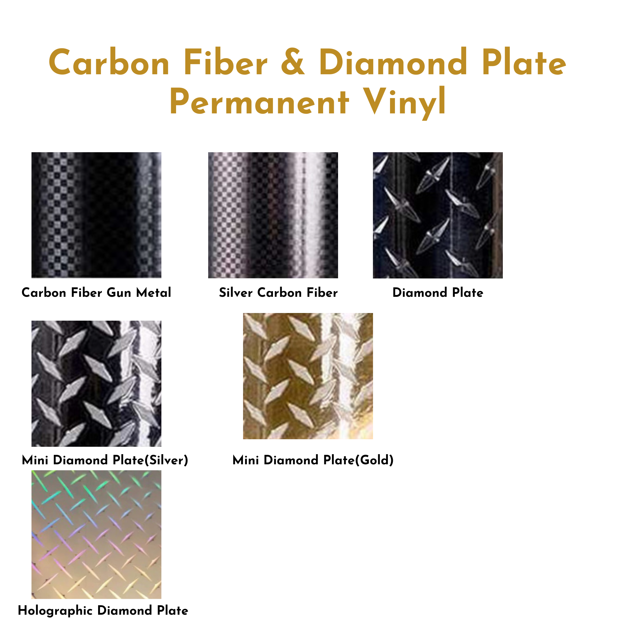 Patterned Carbon Fiber Fabric, Diamondplate