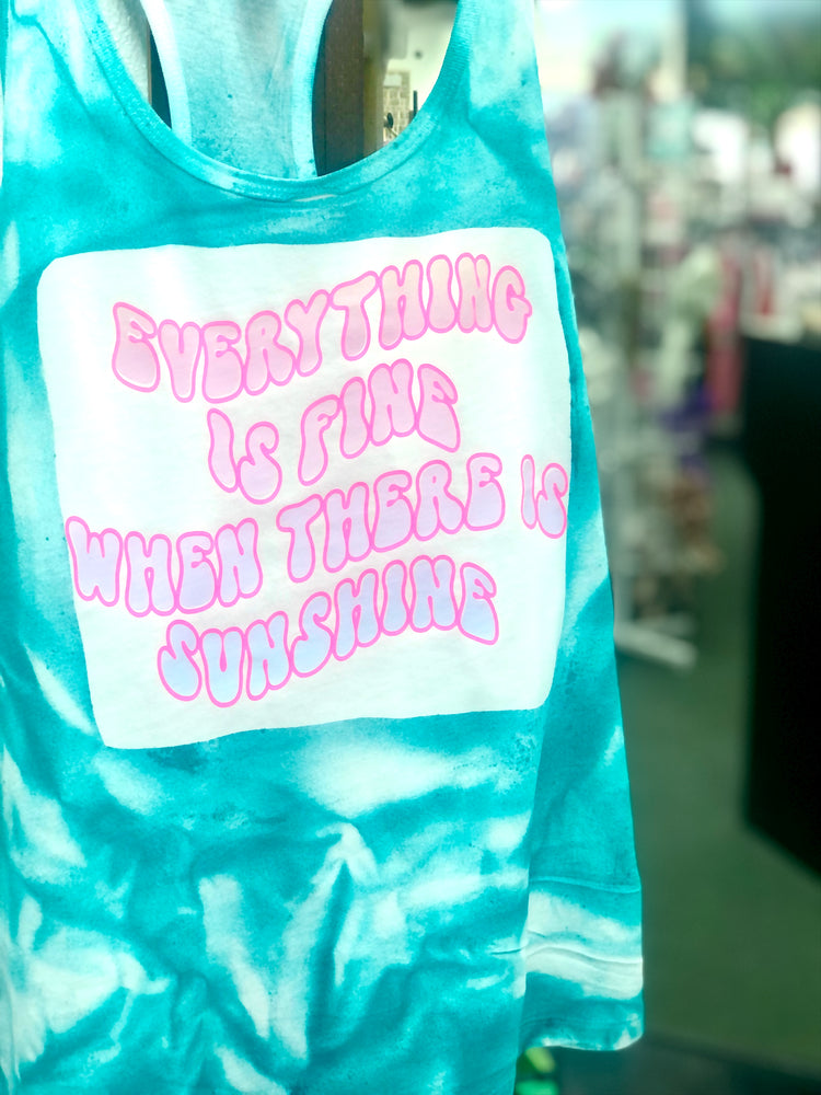 Everything is fine when there is sunshine SVG