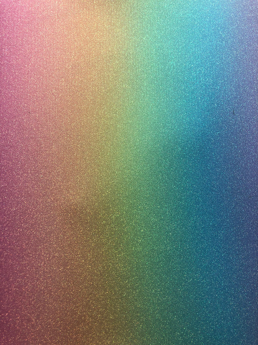 Rainbow Ombre Glitter