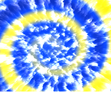 Blue & Yellow tie dye