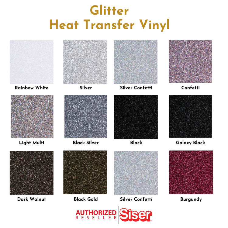 Glitter Heat Transfer Vinyl