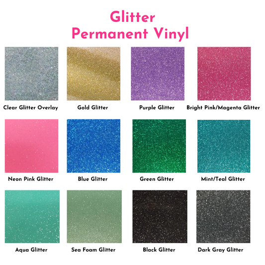 Glitter Permanent Vinyl