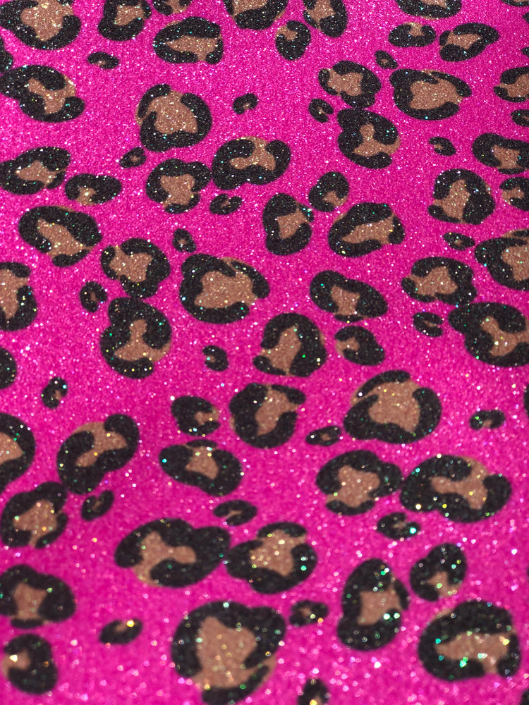 Pink Cheetah glitter