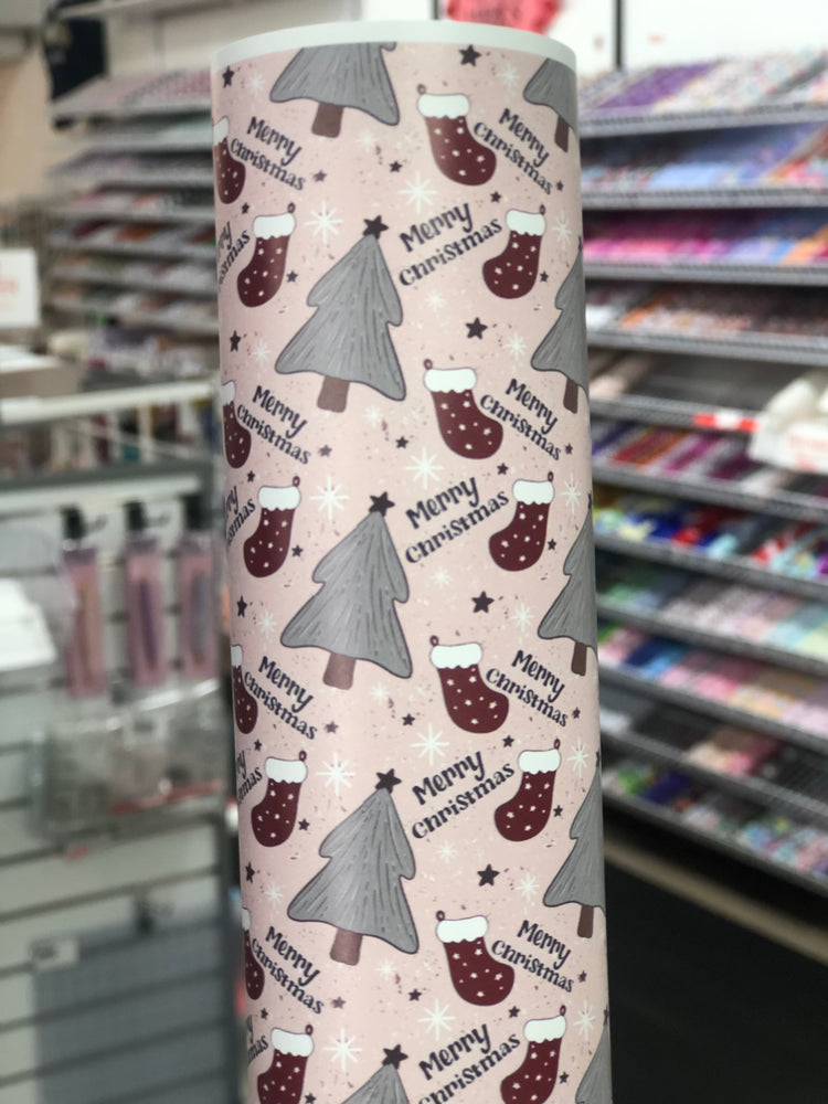 Pink merry Christmas