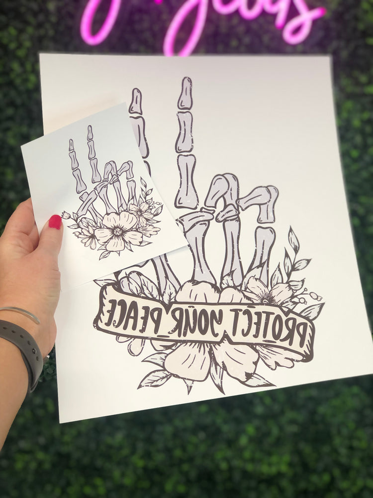 Protect your Peace Sublimation Transfer