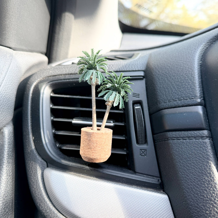 Palm Tree Vent Clip Car Air Freshener Diffuser Reusable