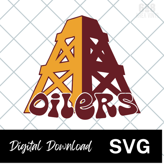 Oiler tower two color SVG