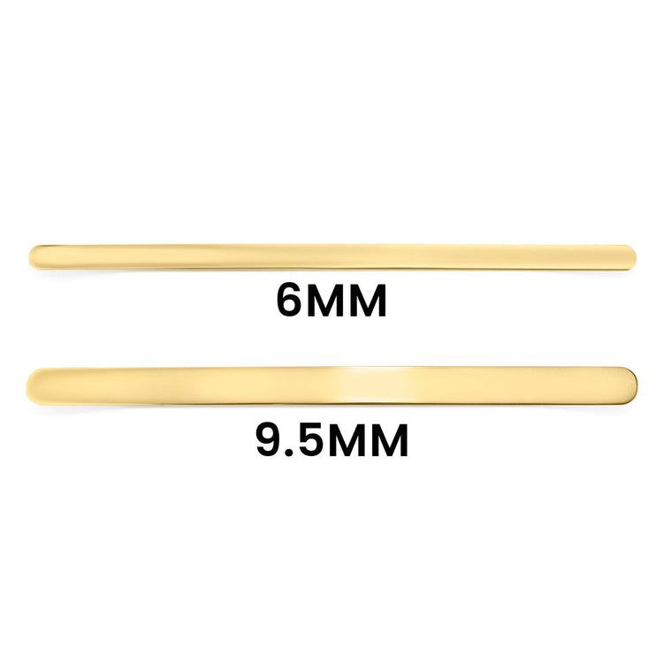 Engravable Blank Gold PVD Coated Stainless Steel Cuff Bracelet