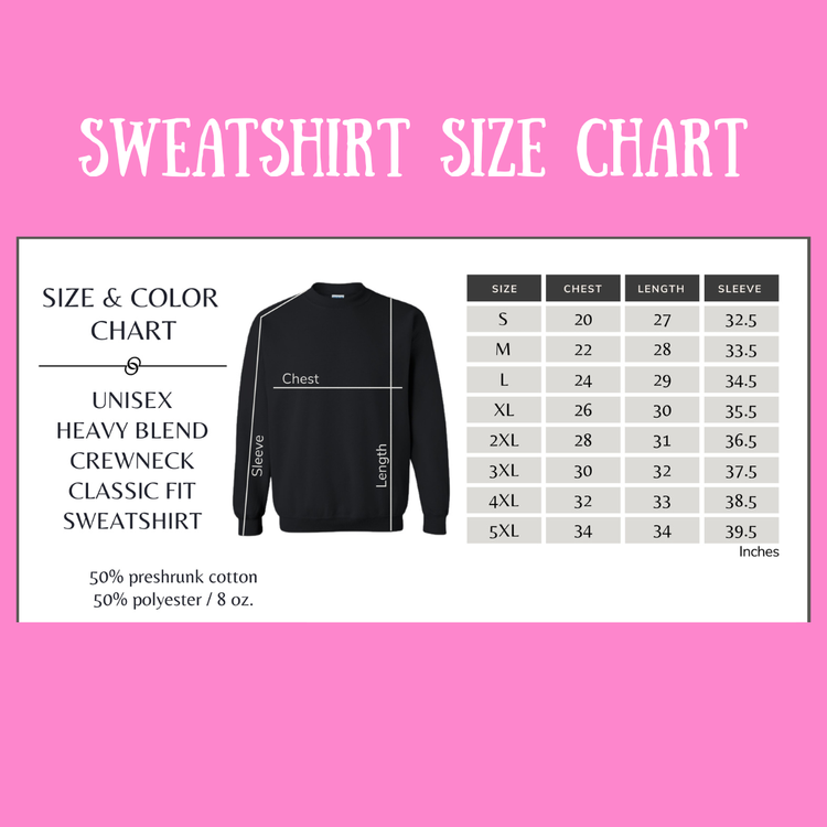 Sequin Custom Embroidered T-Shirt or Sweatshirt