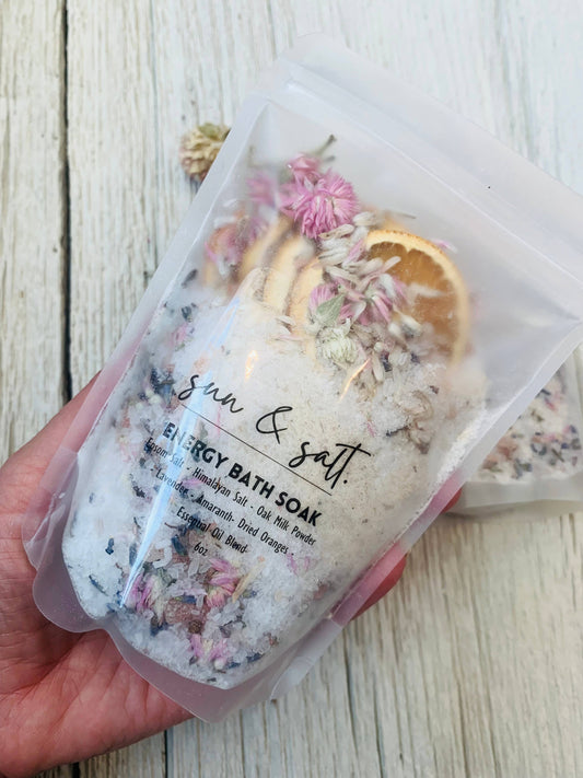 Energy Bath Soak - Bath Salts - Mother's Day Gift
