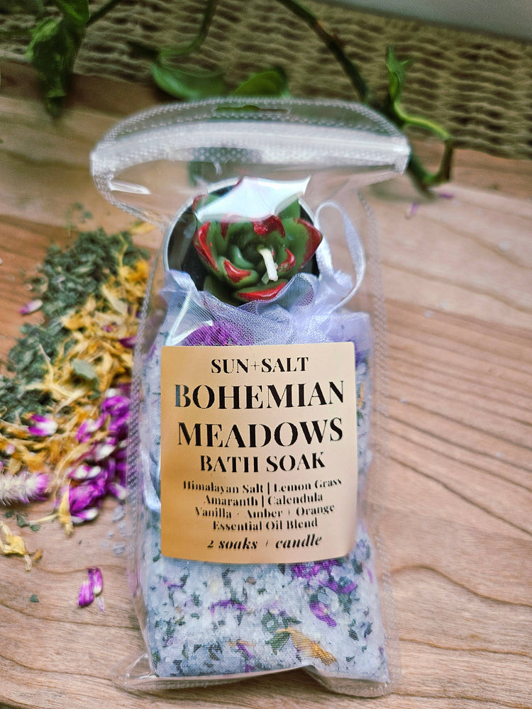 BOHEMIAN MEADOWS SACHET GIFT | BATH SOAK | SPRING SKINCARE