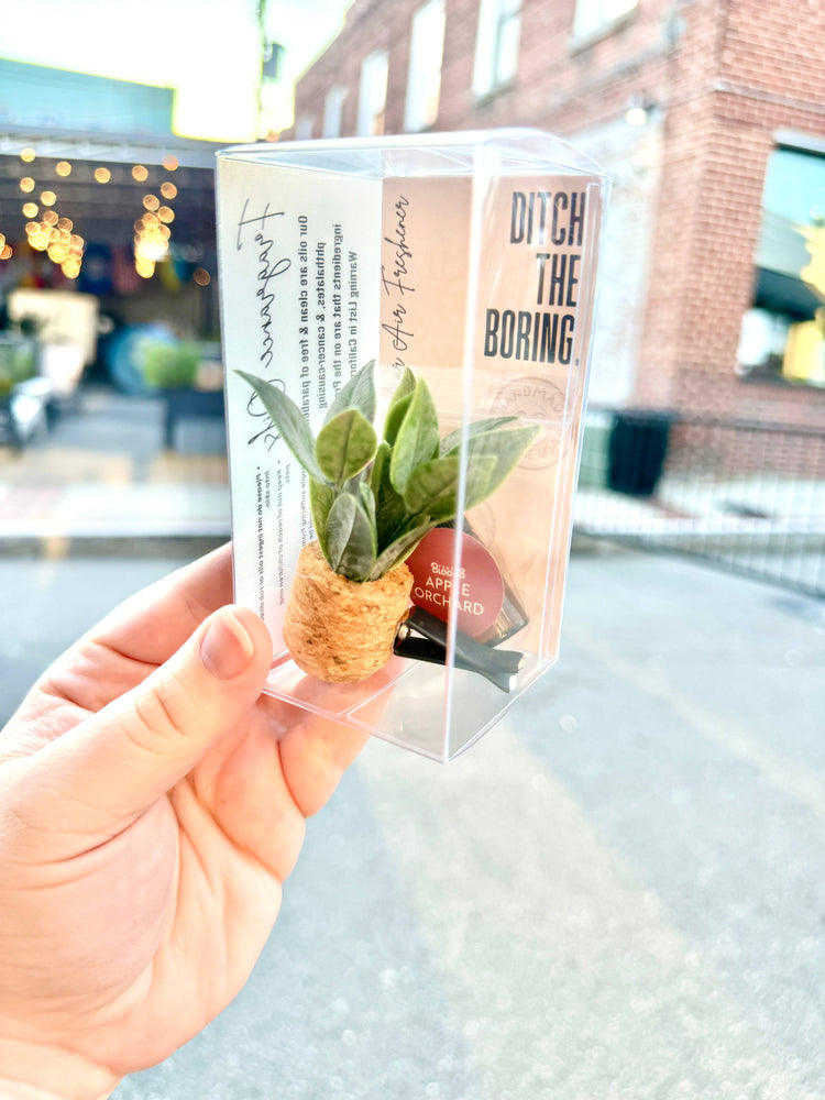 Leafy Plant Vent Clip Car Air Freshener (Reusable)