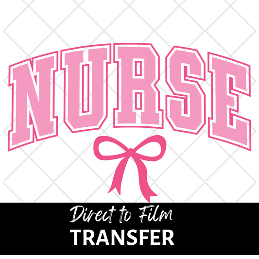 Nurse with pink bow