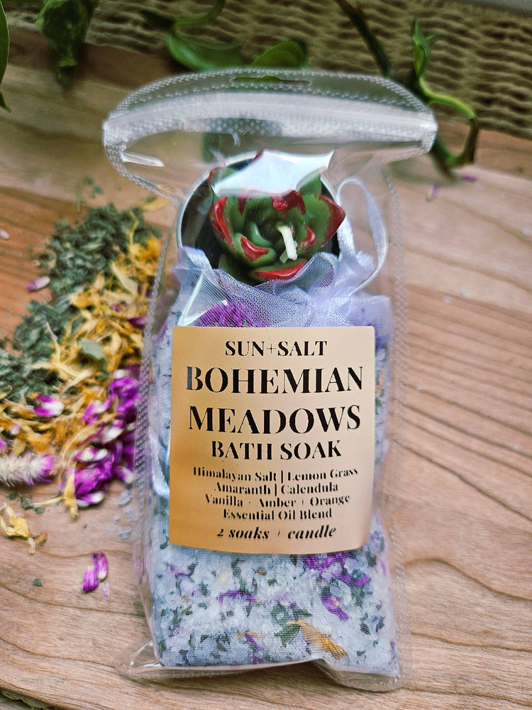 BOHEMIAN MEADOWS SACHET GIFT | BATH SOAK | SPRING SKINCARE