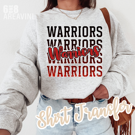 Warriors glitter stack