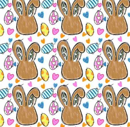 Bunny and eggs