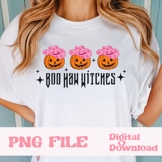 Boo Haw Witches PNG
