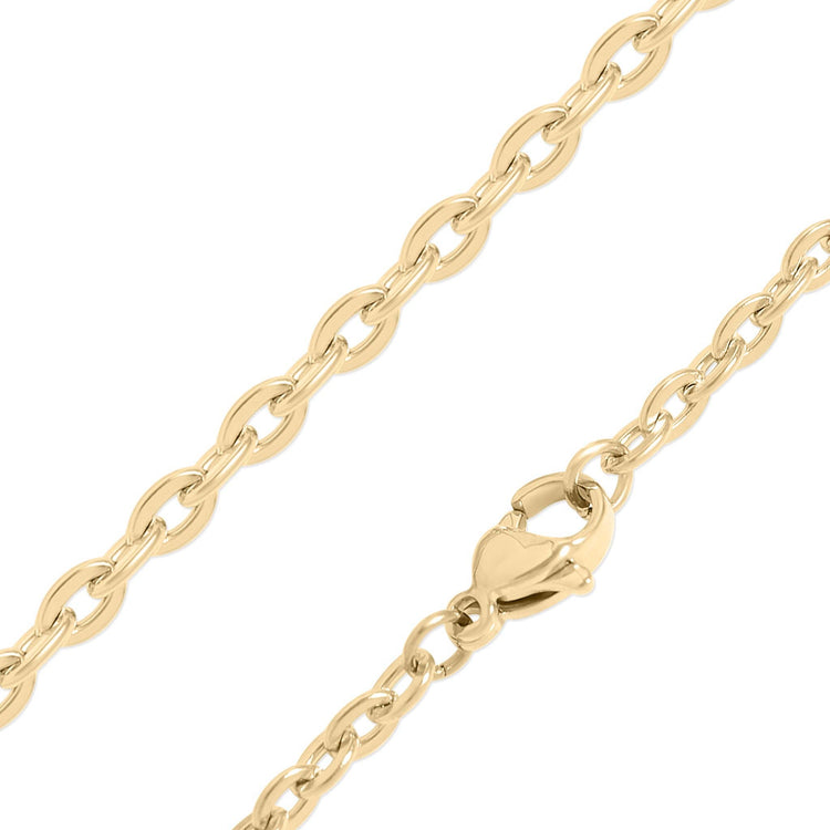 18K Gold PVD Stainless Steel Engravable Butterfly Necklace