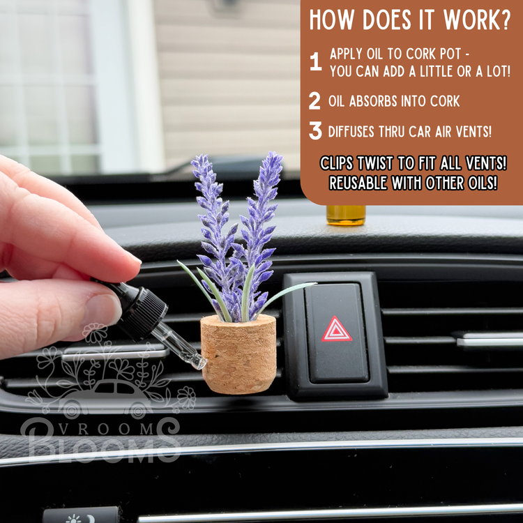 Palm Tree Vent Clip Car Air Freshener Diffuser Reusable