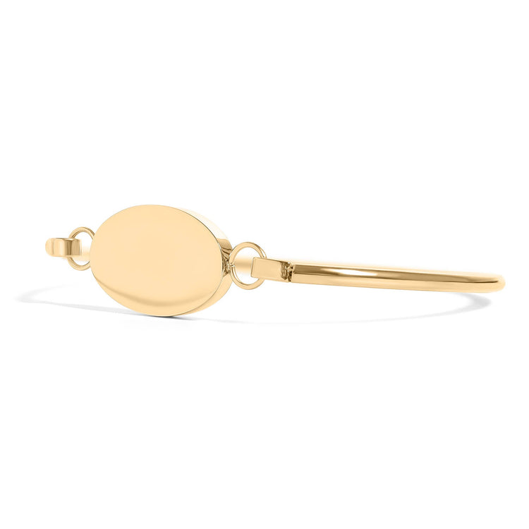 Stainless Steel Oval Engravable Bracelet