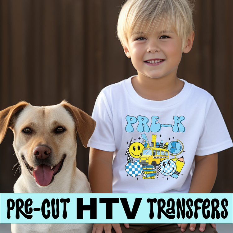 Kid size blank rainbow HTV transfer – 618 area vinyl