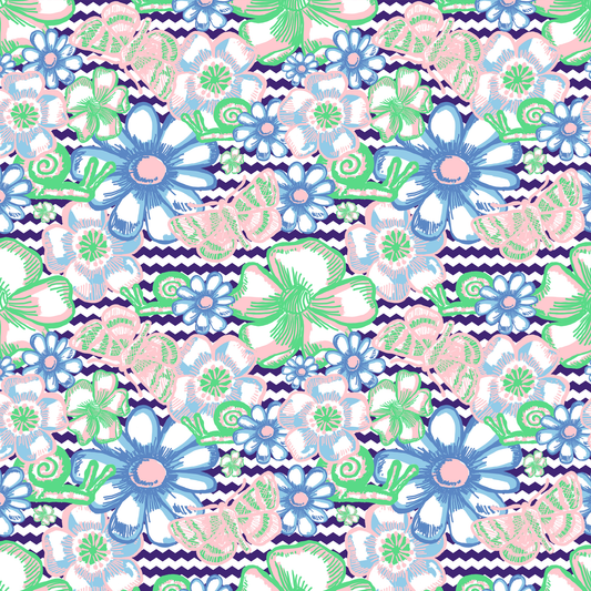 Blue Floral