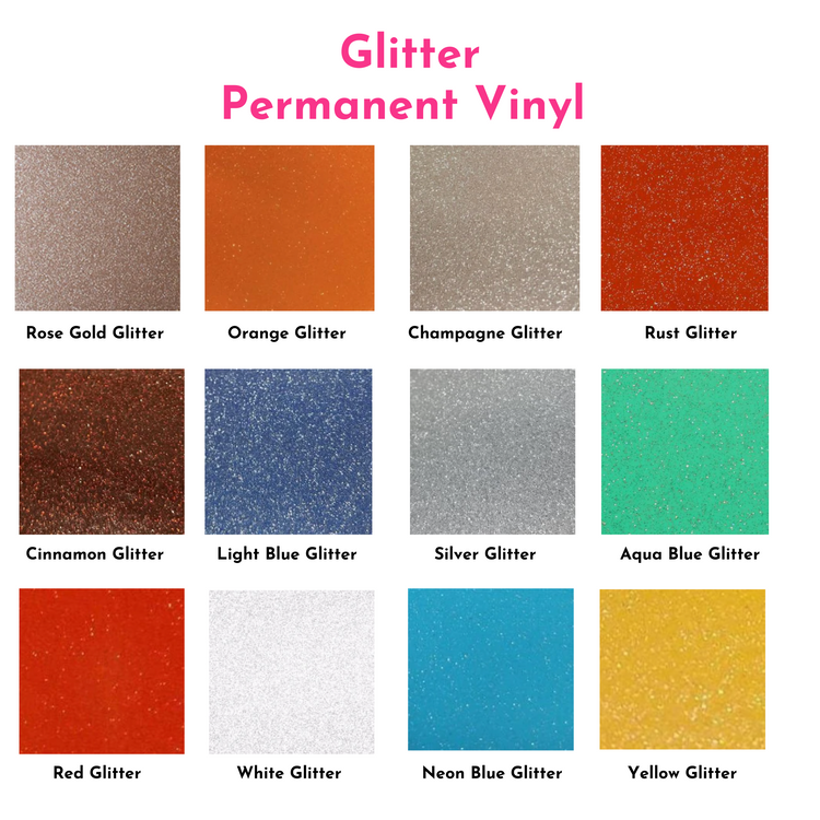 Glitter Permanent Vinyl