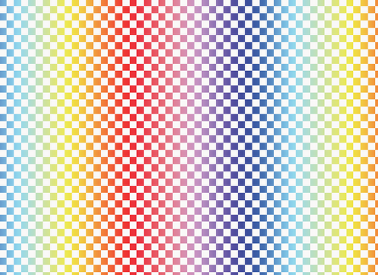 small rainbow check